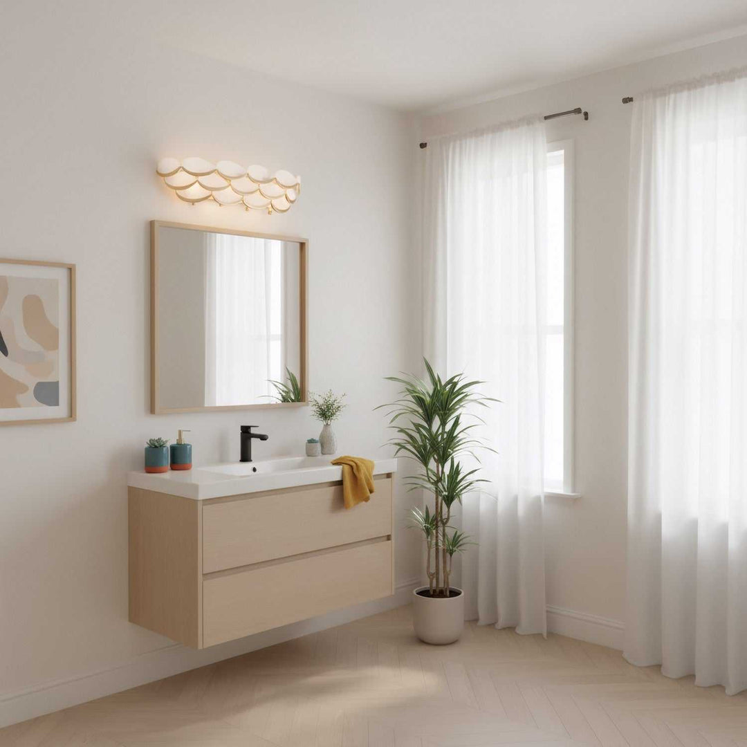 High Tide Four Light Bath in French Gold Varaluz