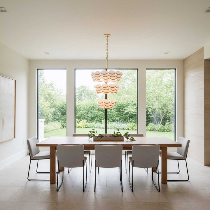 High Tide 11 Light Pendant in French Gold Varaluz