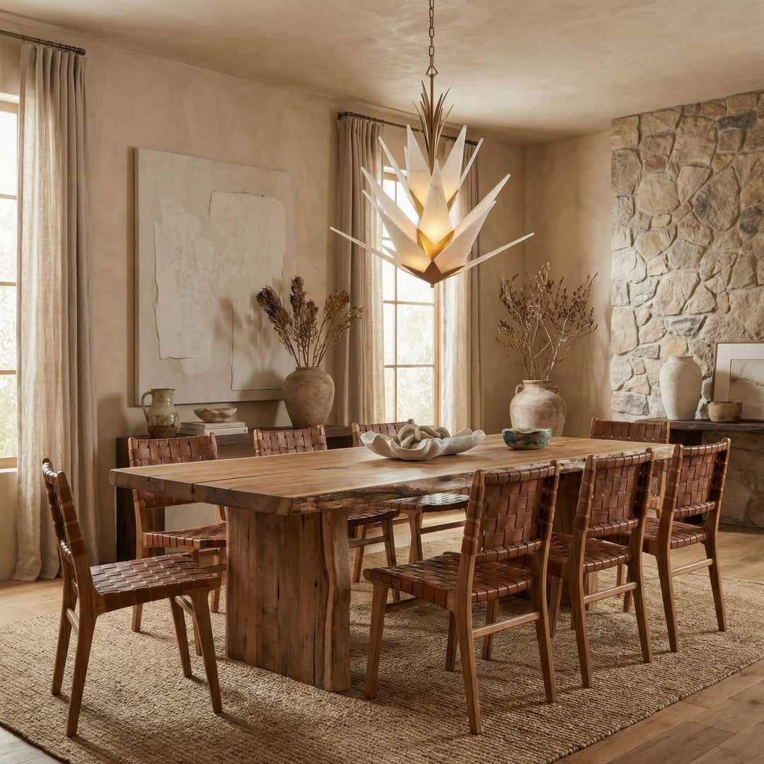 Mojave Nine Light Pendant in Havana Gold Varaluz
