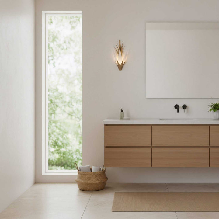 Mojave Two Light Wall Sconce in Havana Gold Varaluz