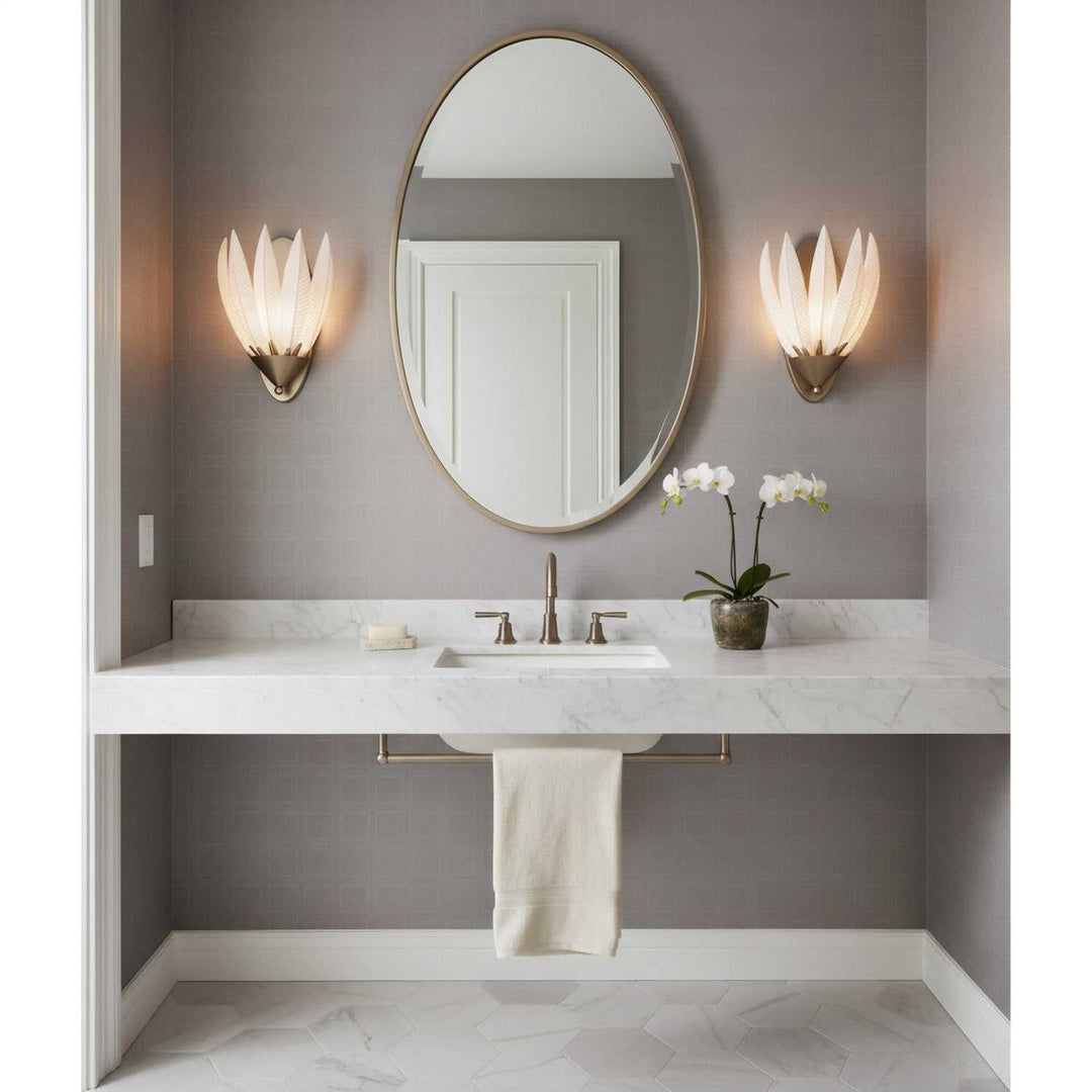 Zanara One Light Wall Sconce in Gold Dust Varaluz