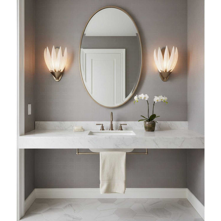 Zanara One Light Wall Sconce in Gold Dust Varaluz