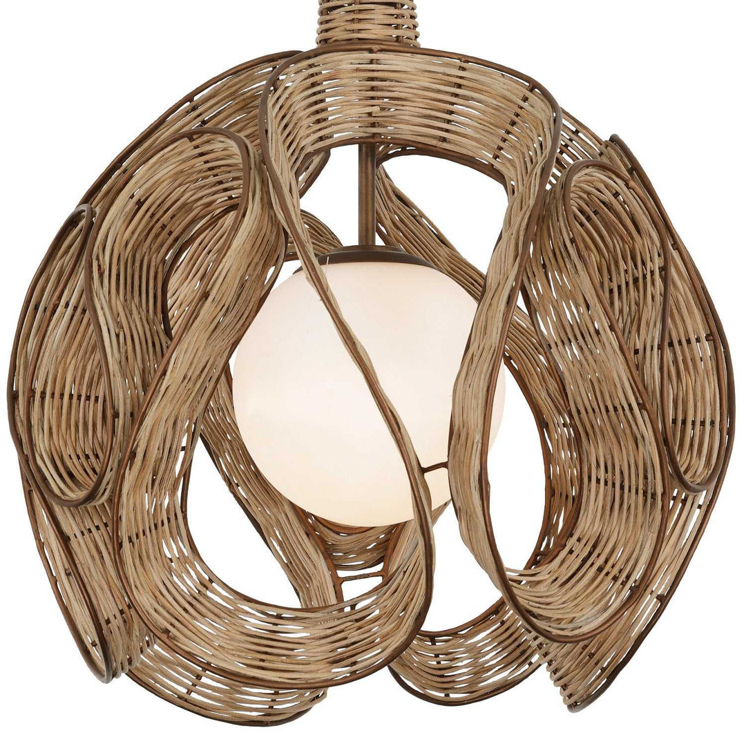 Swaylo One Light Pendant in Hammered Ore Varaluz
