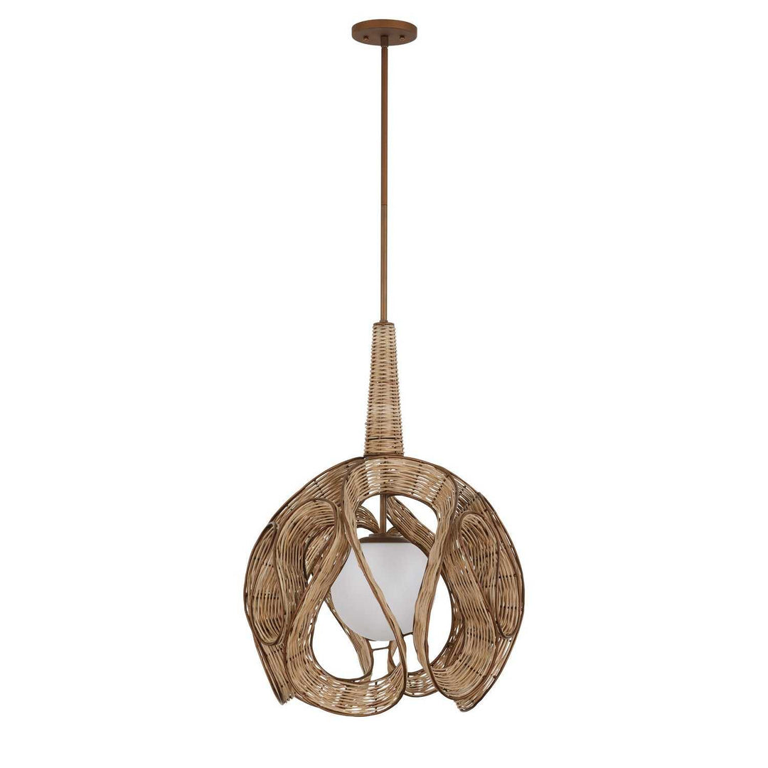 Swaylo One Light Pendant in Hammered Ore Varaluz