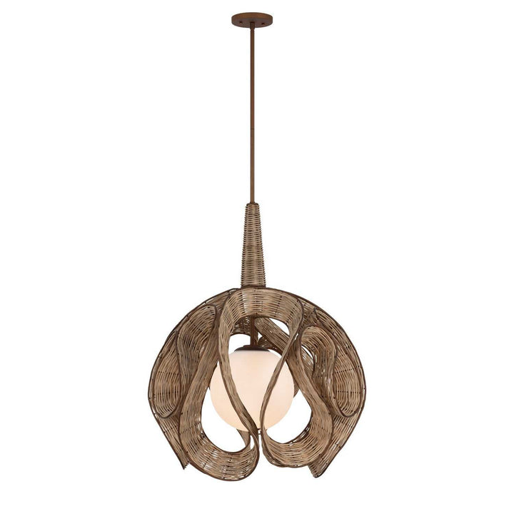 Swaylo One Light Pendant in Hammered Ore Varaluz