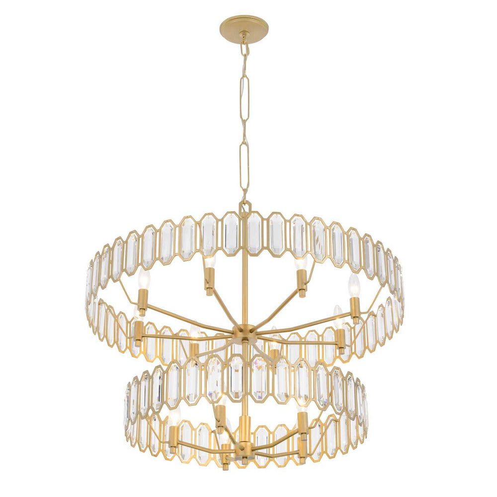 Drama Club 13 Light Pendant in Brass Kisser Varaluz
