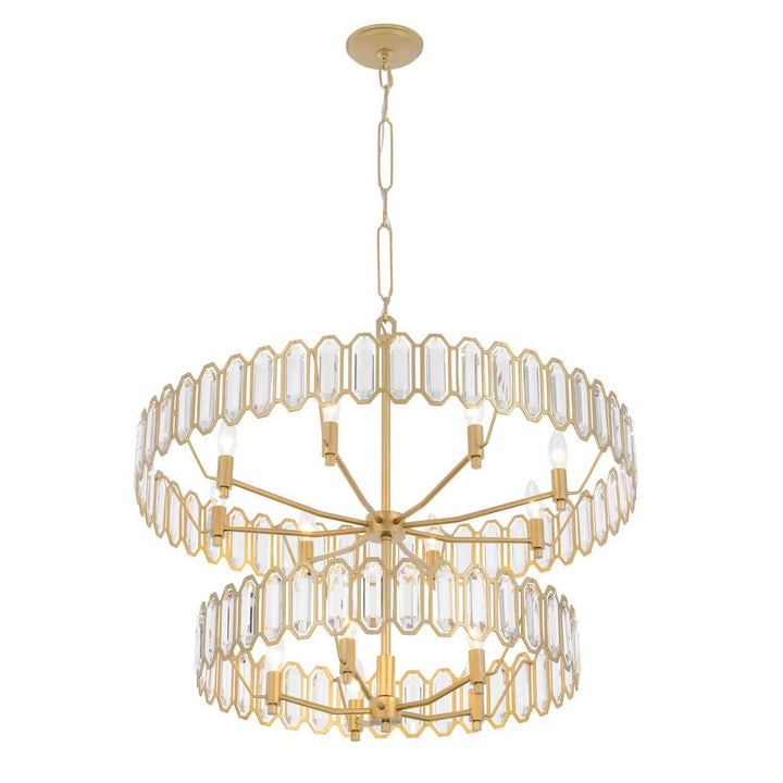 Drama Club 13 Light Pendant in Brass Kisser Varaluz