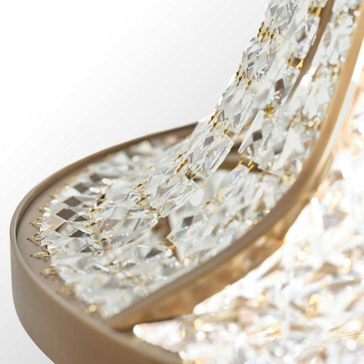 Crystal Baller 12 Light Pendant in Antique Bronze Varaluz