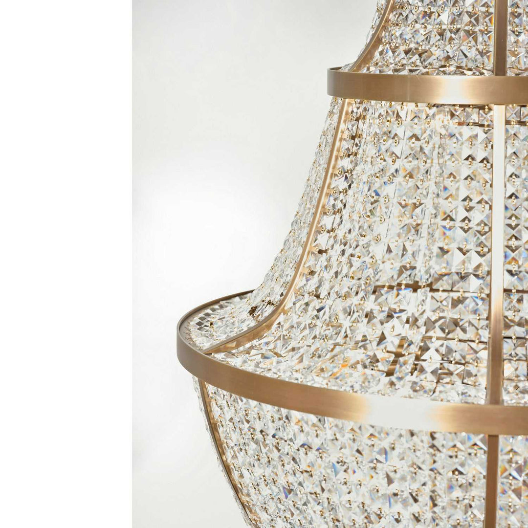 Crystal Baller 12 Light Pendant in Antique Bronze Varaluz