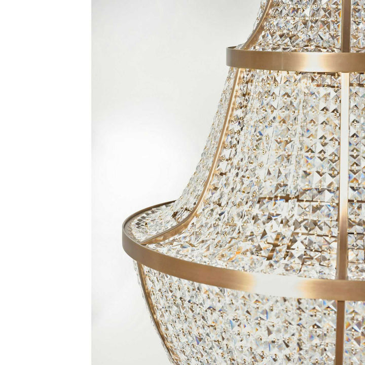 Crystal Baller 12 Light Pendant in Antique Bronze Varaluz