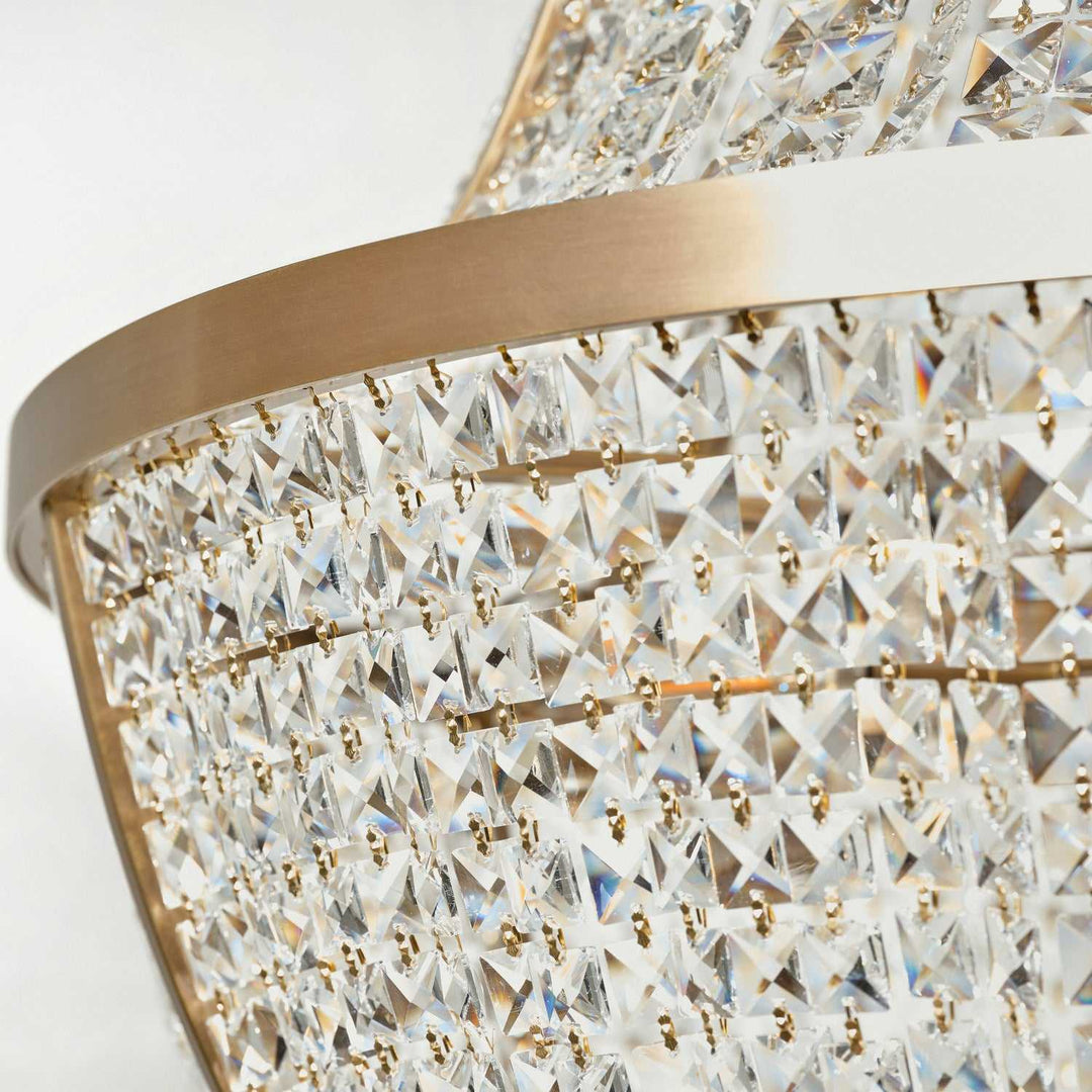 Crystal Baller 12 Light Pendant in Antique Bronze Varaluz