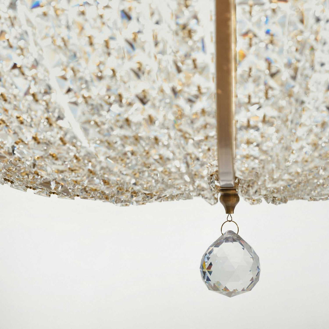 Crystal Baller 12 Light Pendant in Antique Bronze Varaluz