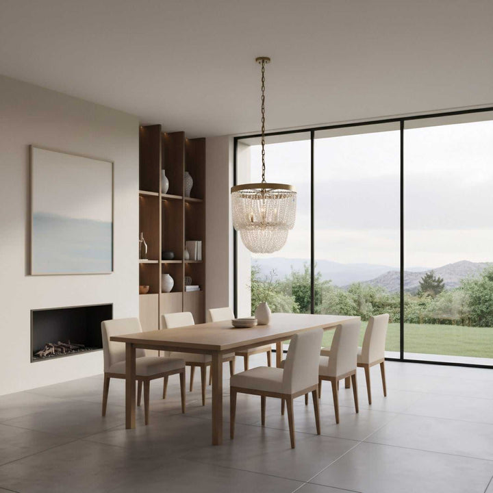 Solaire Six Light Pendant in Antique Bronze Varaluz