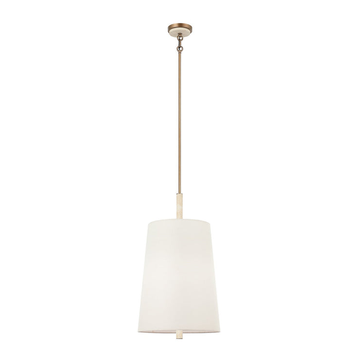 Rockford Six Light Pendant in Brontourage/Travartine Varaluz