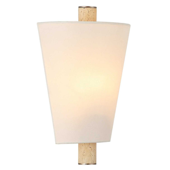 Rockford One Light Wall Sconce in Brontourage/Travartine Varaluz