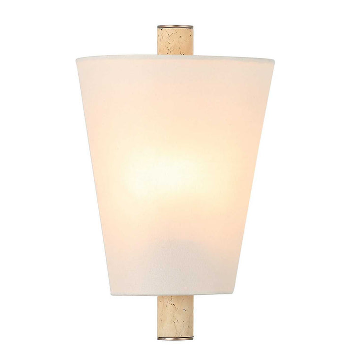 Rockford One Light Wall Sconce in Brontourage/Travartine Varaluz