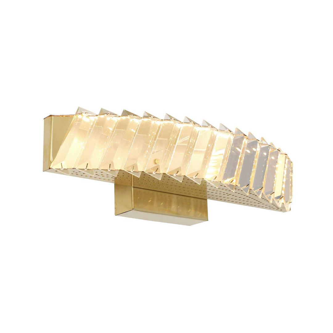 Golden Ratio LED Wall Sconce in Satin Gold Varaluz