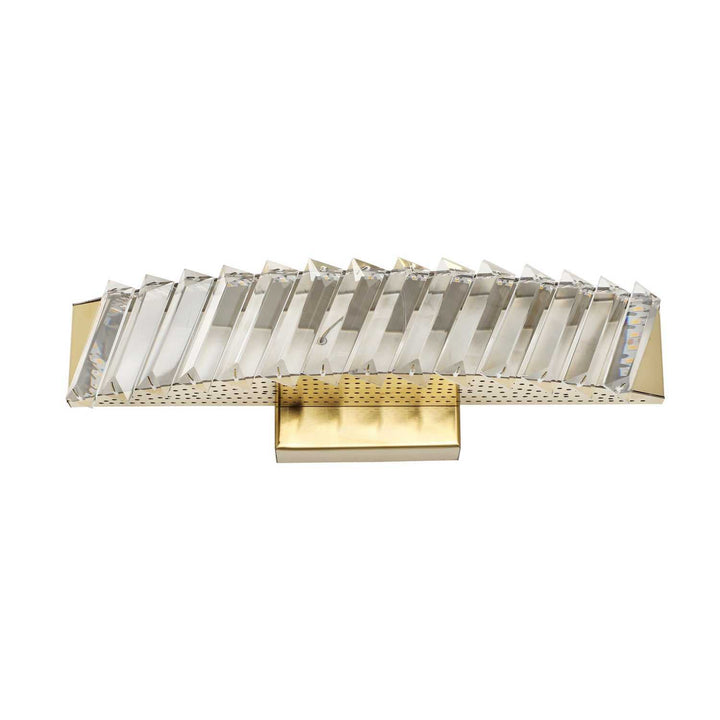 Golden Ratio LED Wall Sconce in Satin Gold Varaluz