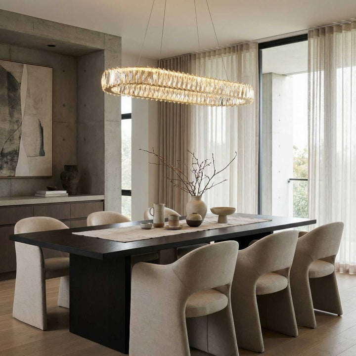 Golden Ratio LED Pendant in Satin Gold Varaluz