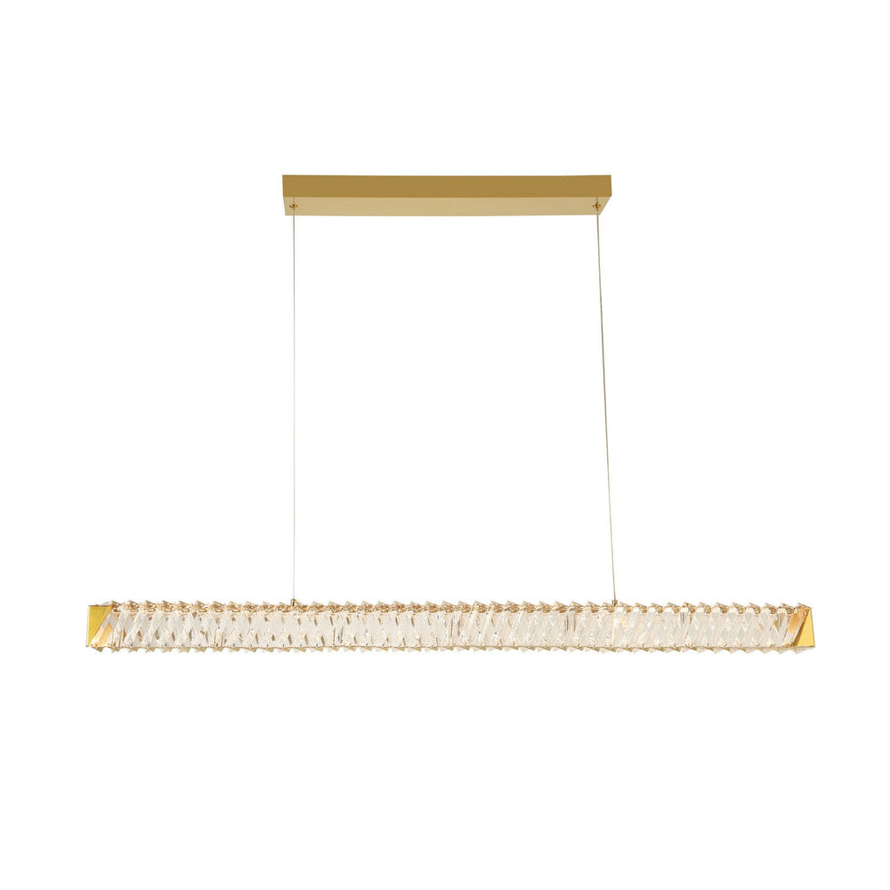 Golden Ratio LED Pendant in Satin Gold Varaluz