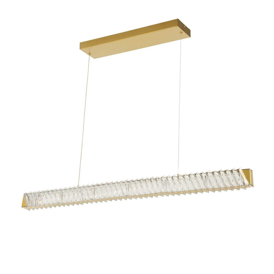 Golden Ratio LED Pendant in Satin Gold Varaluz