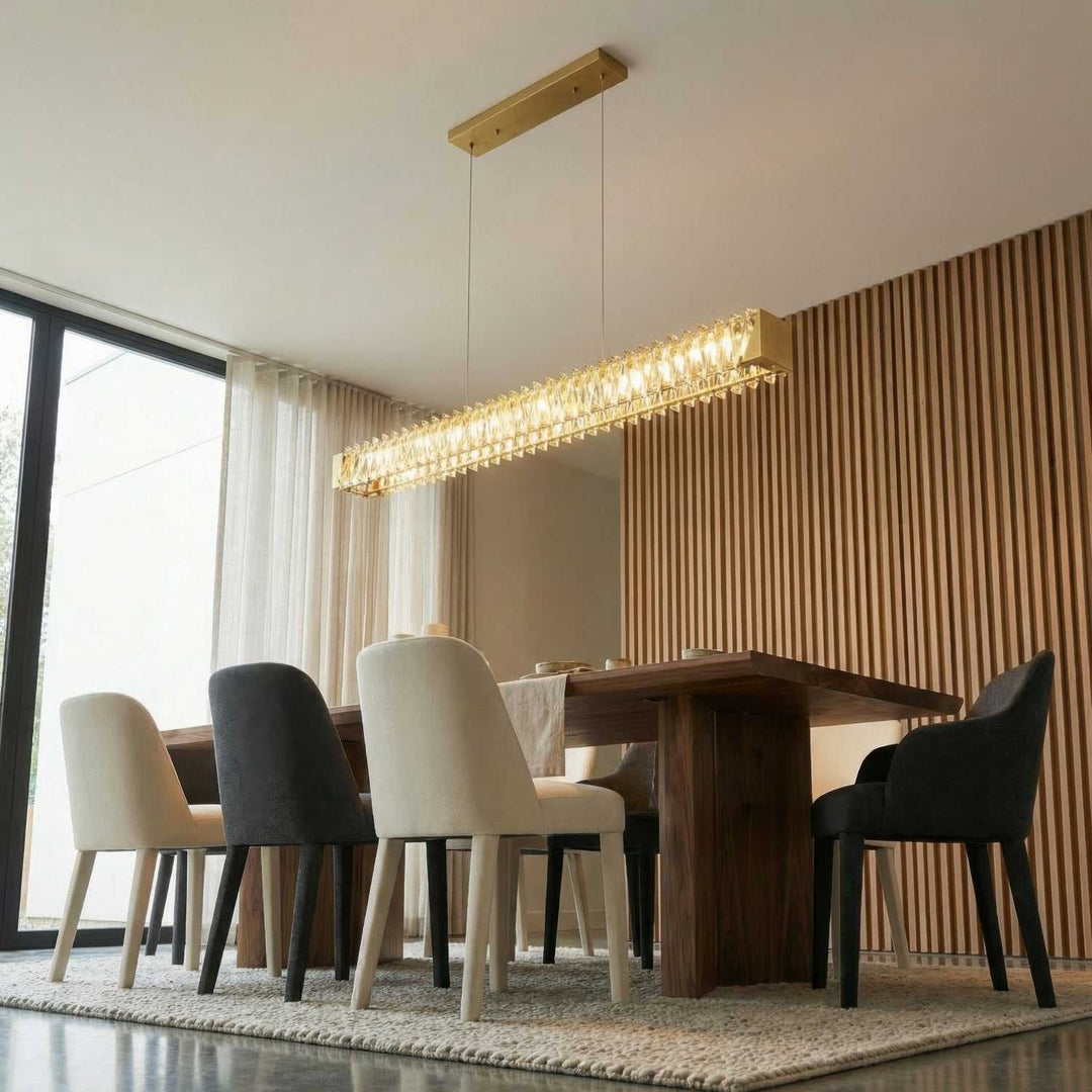Golden Ratio LED Pendant in Satin Gold Varaluz