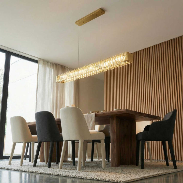 Golden Ratio LED Pendant in Satin Gold Varaluz