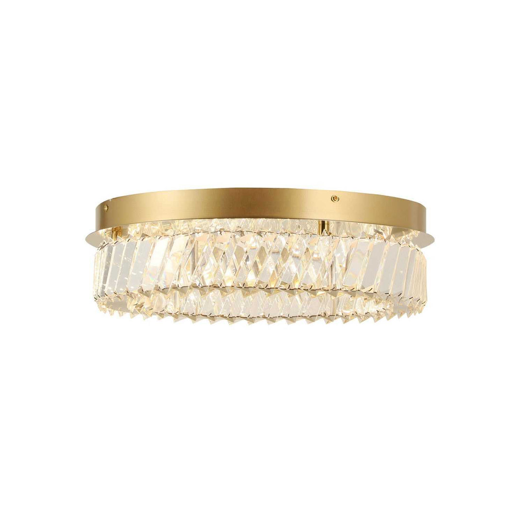 Golden Ratio LED Flush Mount in Satin Gold Varaluz