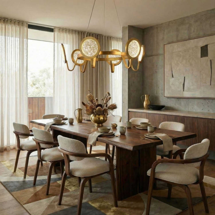 Sherlock LED Pendant in Satin Brass Varaluz