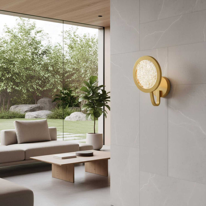 Sherlock LED Wall Sconce in Satin Brass Varaluz
