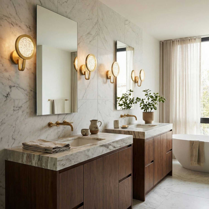 Sherlock LED Wall Sconce in Satin Brass Varaluz