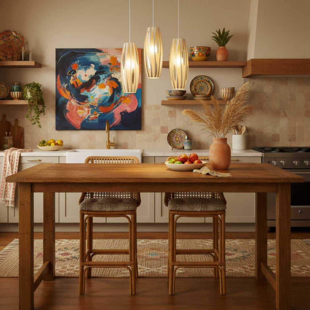 Chroman Empire One Light Pendant in Satin Gold Varaluz