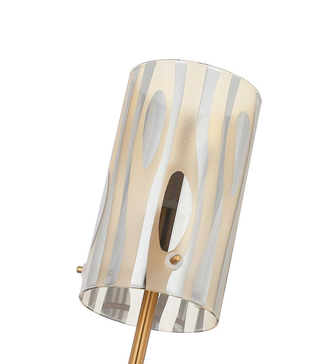 Chroman Empire One Light Wall Sconce in Satin Gold Varaluz