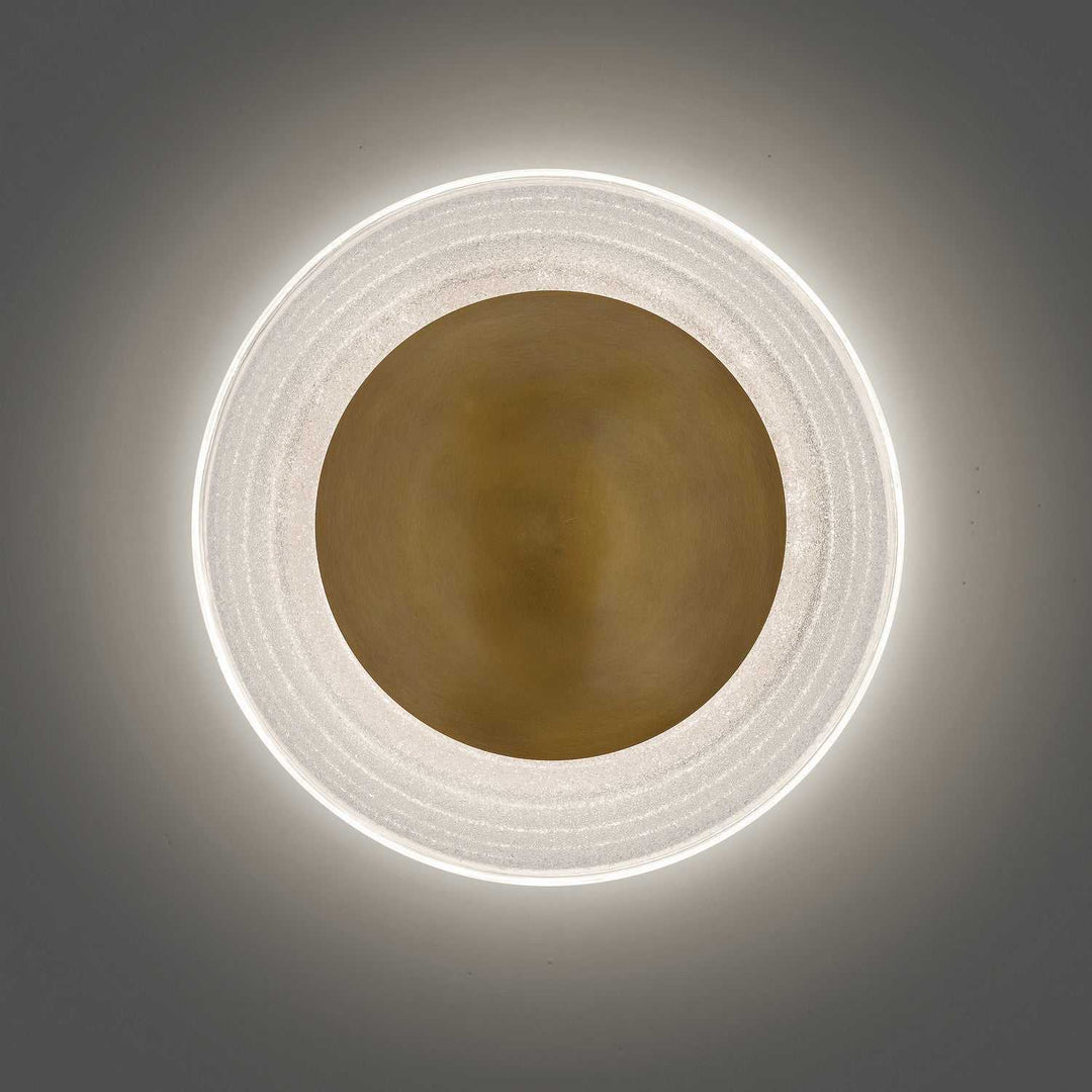 Haven LED Wall Sconce in Heritage Brass Fredrick Ramond Canada