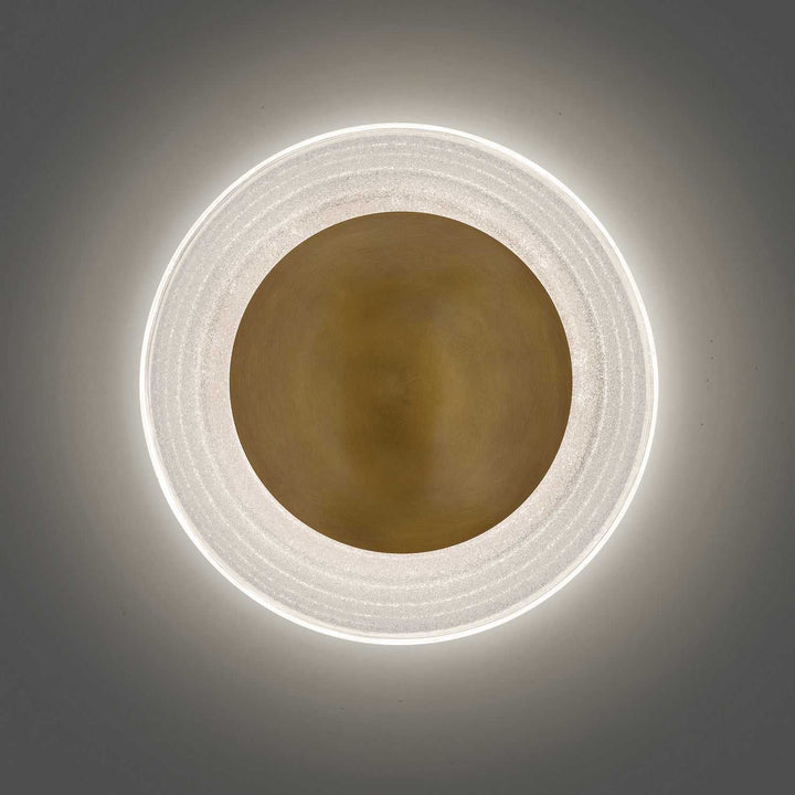 Haven LED Wall Sconce in Heritage Brass Fredrick Ramond Canada