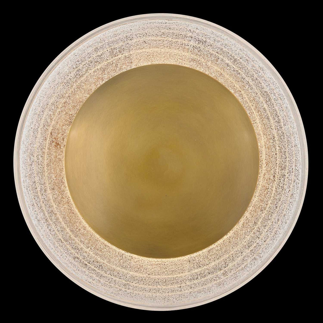 Haven LED Wall Sconce in Heritage Brass Fredrick Ramond Canada