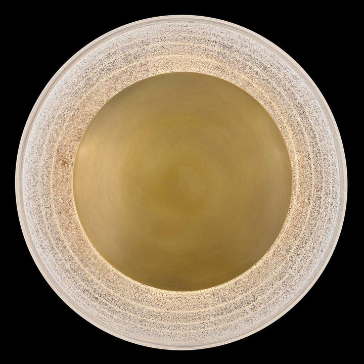 Haven LED Wall Sconce in Heritage Brass Fredrick Ramond Canada