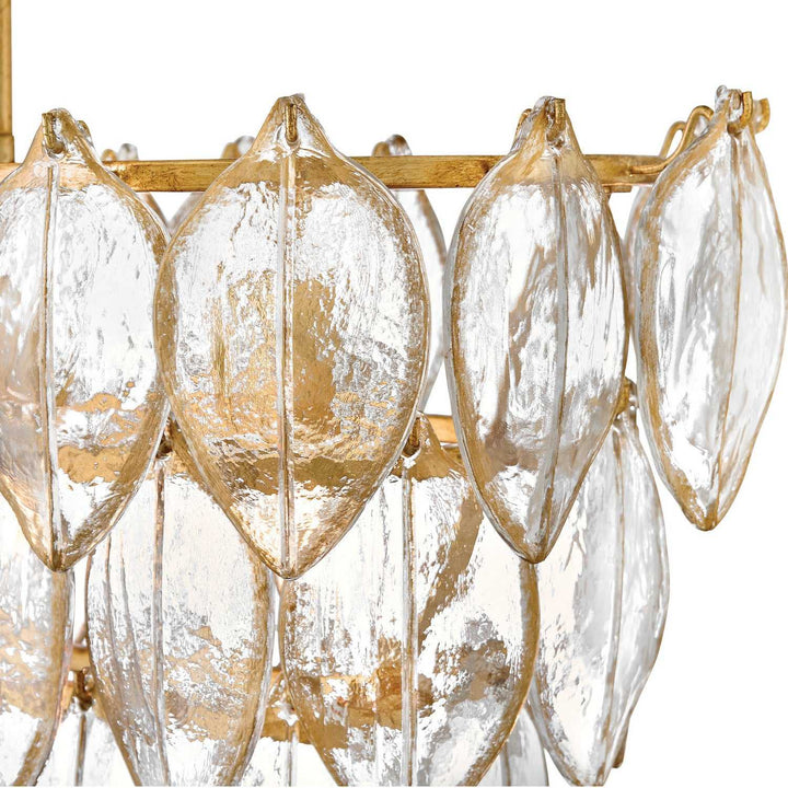 Amira LED Linear Pendant in Distressed Brass Fredrick Ramond Canada