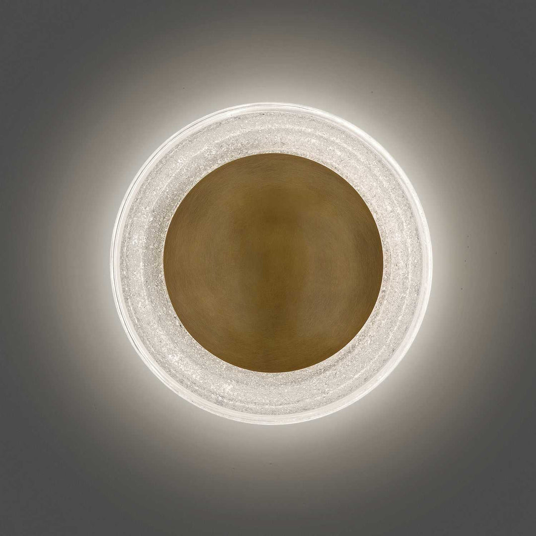 Haven LED Wall Sconce in Heritage Brass Fredrick Ramond Canada