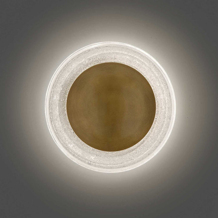 Haven LED Wall Sconce in Heritage Brass Fredrick Ramond Canada