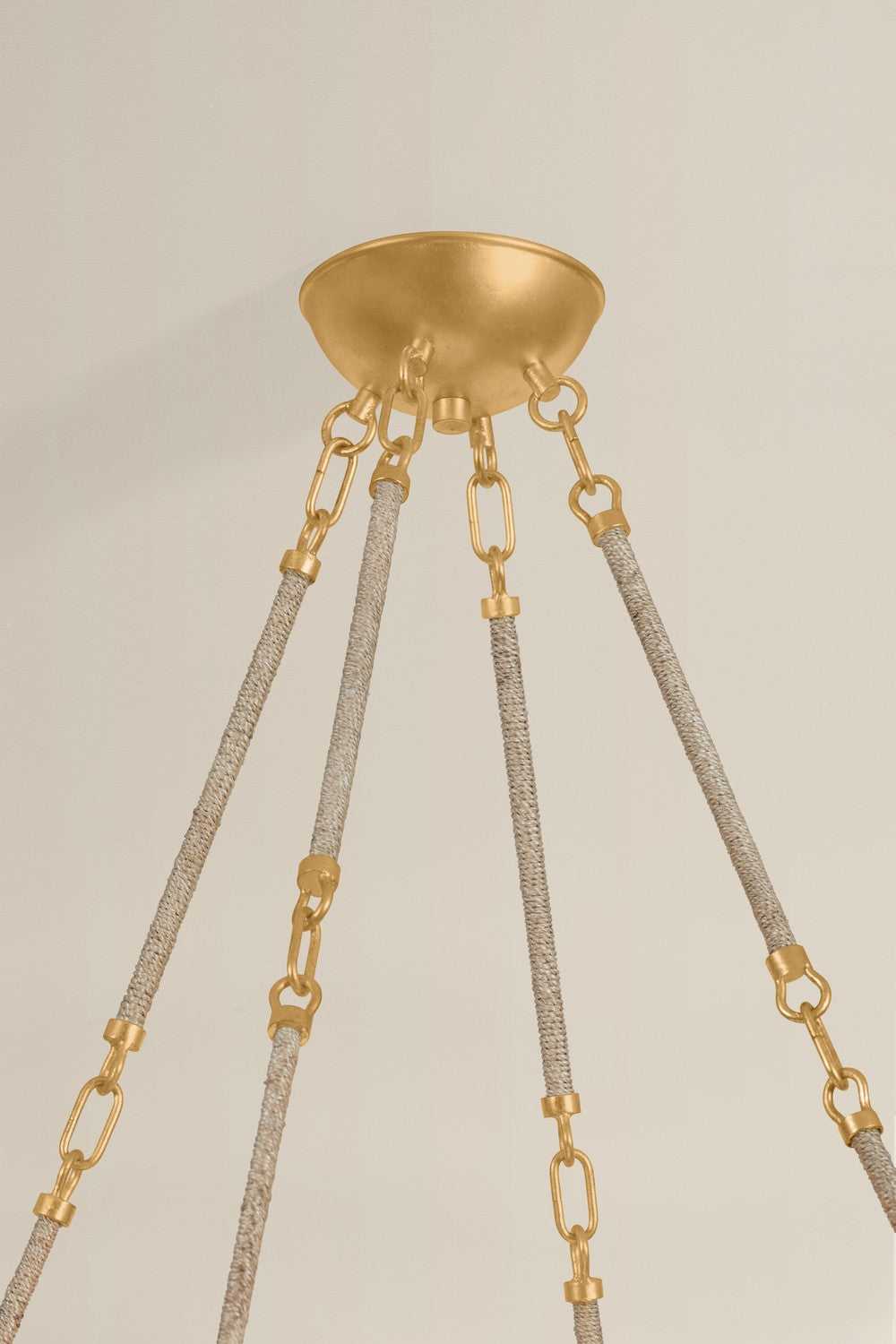 Ardonia Six Light Chandelier in Vintage Gold Leaf Hudson Valley Canada