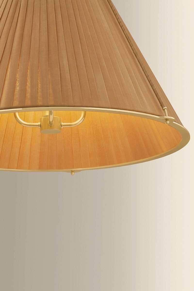 Sunside Four Light Pendant in Aged Brass Hudson Valley Canada