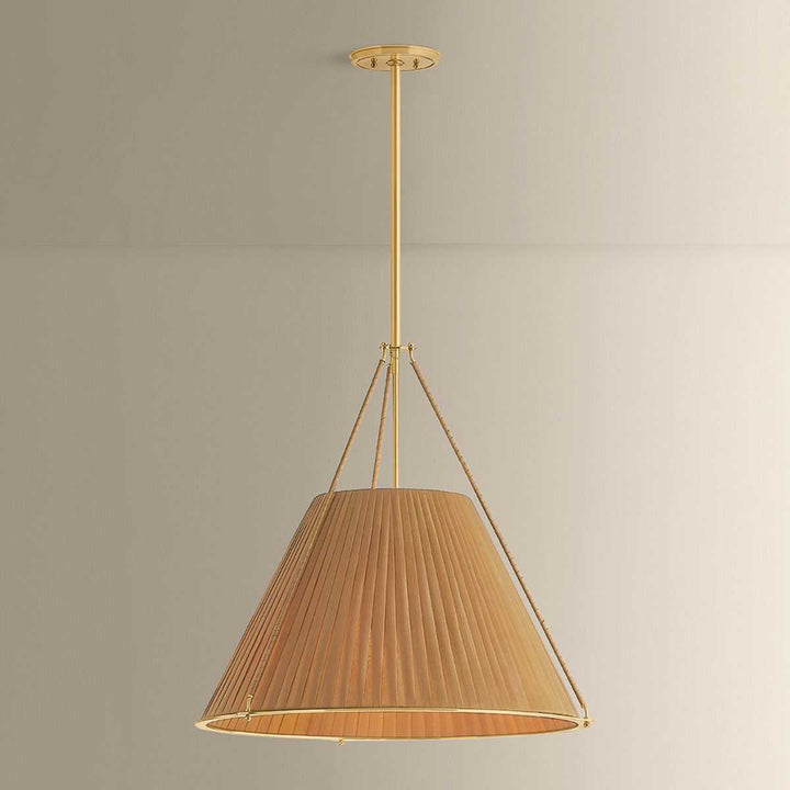 Sunside Four Light Pendant in Aged Brass Hudson Valley Canada