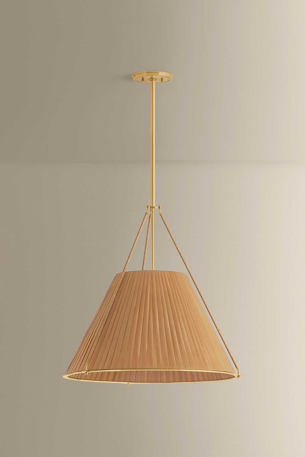 Sunside Four Light Pendant in Aged Brass Hudson Valley Canada
