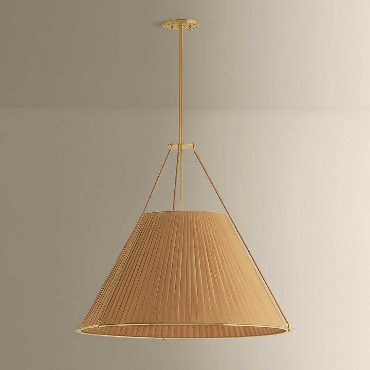 Sunside Five Light Chandelier in Aged Brass Hudson Valley Canada