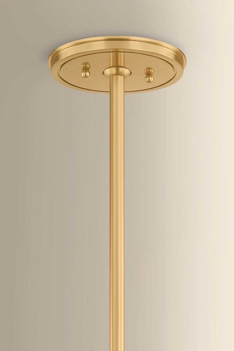 Sunside Five Light Chandelier in Aged Brass Hudson Valley Canada