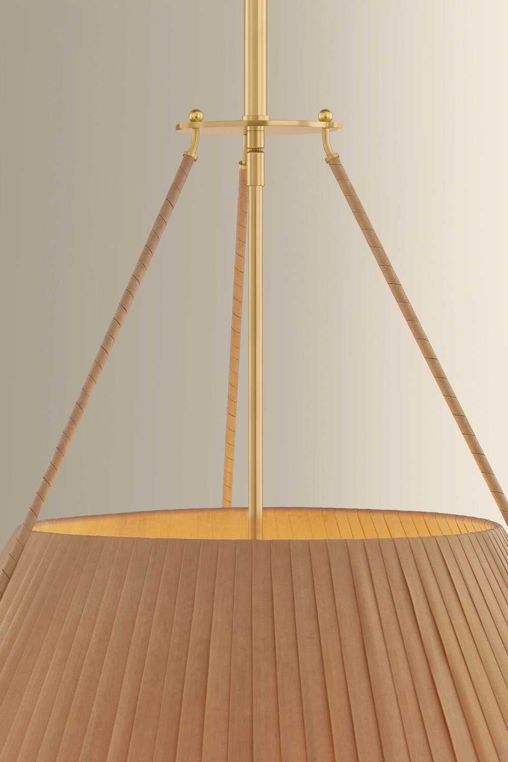 Sunside Five Light Chandelier in Aged Brass Hudson Valley Canada