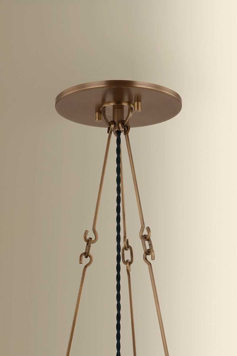 Anoka LED Pendant in Historic Bronze Hudson Valley Canada
