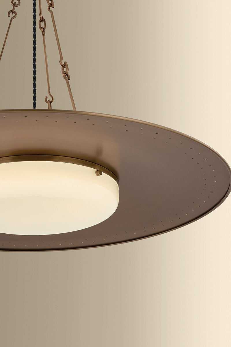 Anoka LED Pendant in Historic Bronze Hudson Valley Canada