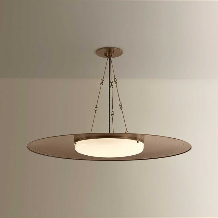 Anoka LED Pendant in Historic Bronze Hudson Valley Canada